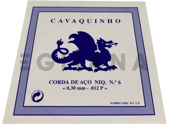 Dragão Corda de Aço Niq. Cavaquinho Nº6 (012P) Dragão Corda de Aço Niq. Cavaquinho Nº6 (012P)